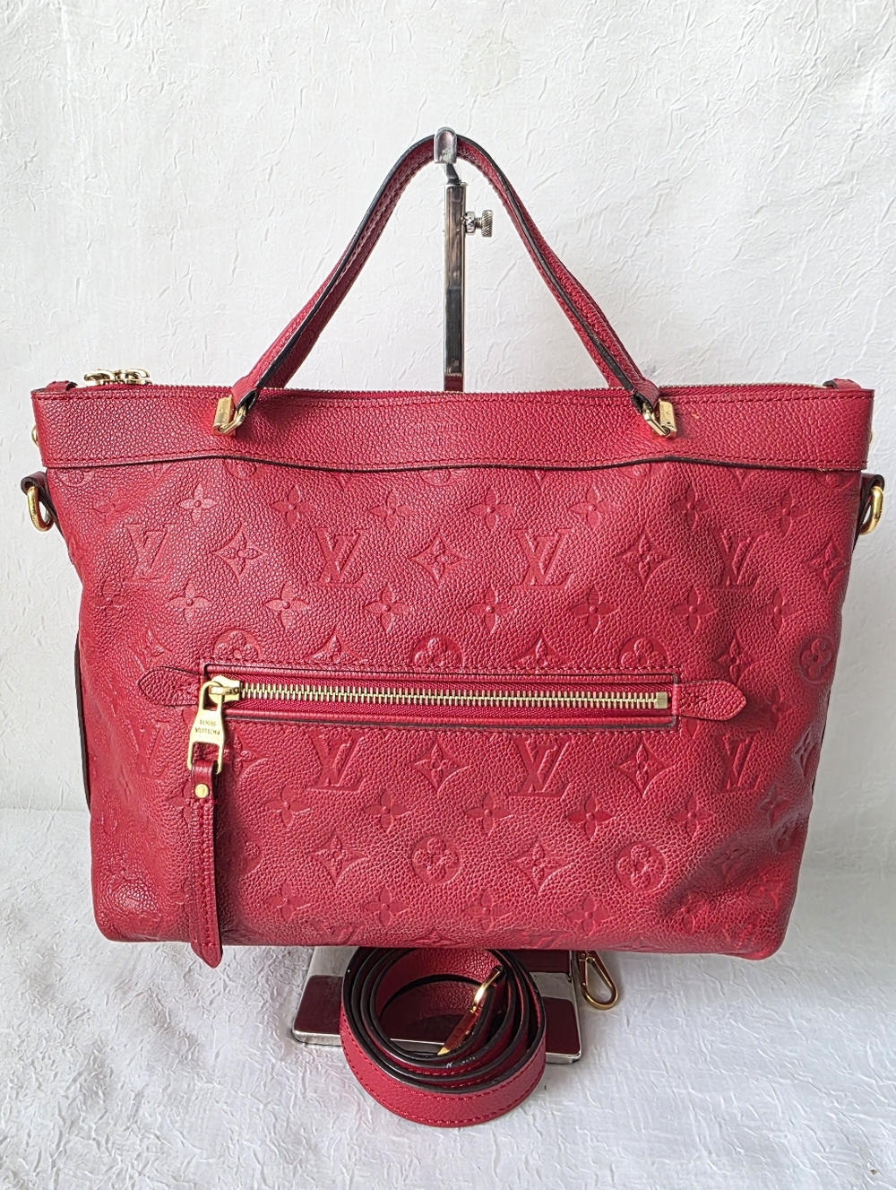 Auth Louis Vuitton Empreinte Bastille Satchel